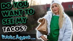 Public Agent Do You Want To look at My Tacos real Porn eighteen Year old Sexy Waitress