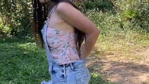 I have my lush in my pussy and my girlfriend records me and controls my lush outdoors