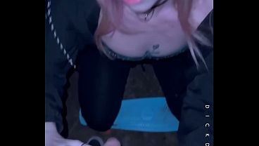 Almost Caught! Outdoor Secret Public Facial (Free)