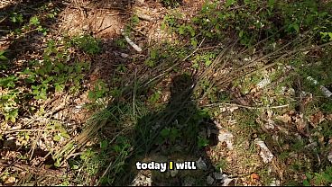 Risky public sex in the woods: I met a stranger and had sex with her. Someone saw us