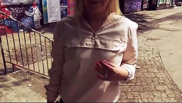 Super Public Sex in Bar: Hot Blonde Babe