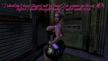Second Life Black man Fucks Latina woman in public