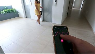 Outdoor Multi-Squirt with Remote Lush – Different Public Spots Compilation