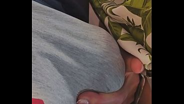 Slutty Woman Groped In Public Bus Gets Creampied Inside Panties Under Skirt